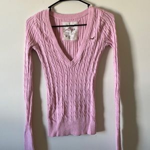 Pink Hollister sweater